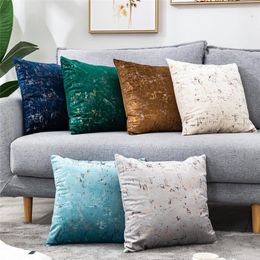 Cushion/Decorative Pillow Velvet Cushion Cover Soft Covers Shiny Kussenhoes Case For Living Room Home Sofa Decorative