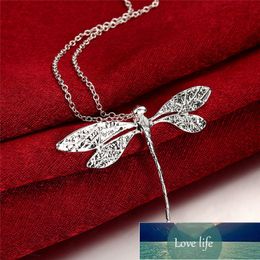 New Style 925 Sliver Dragonfly Pendant Necklace Fashion Jewellery For Women Daily Party Accessoried Engagement Trendy Gift Factory price expert design Quality