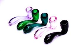 Colorful Smoking Pipes Fashion Glass Pipe Price Hand Spoon Use For Tobacco