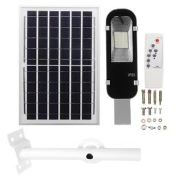 100W Solar Panel Wall Street Light IP65 Remote Control Outdoor Garden Flood Lamp