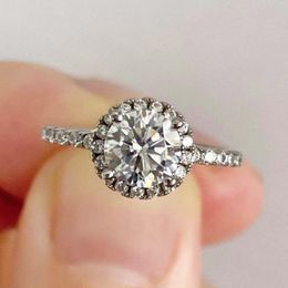On Real Moissanite Ring 1CTW One Not Resizable Adjustable S925 Silver Gemstones Diamond Rings