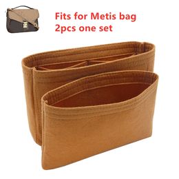 For Pochette Metis Insert Organiser Make up bag Travel Organiser Portable Cosmetic Bags designer crossbody Metis Bag Organier 210821
