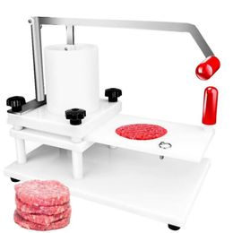 BEIJAMEI Easy Operated Hamburger Patty Maker Machine Manual Burger Forming Machines Burger Press Tool Meat Pie Making