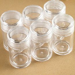 60Pcs Bottles Transparent Diamond Painting Beads Storage Embroidery Container Box Bollte Accessories Of Rhinestone Size2.4x4.8cm