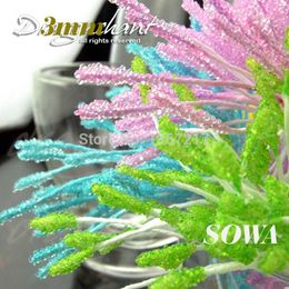 3mm Artificial Pick Colour Glass Flower Stamen Pistil Wedding Decoration Craft DIY 288pcs/Lot Y0630