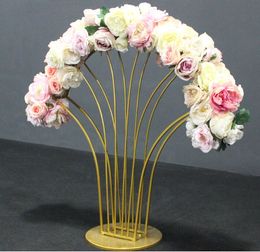 Wedding flower vase table Centrepieces T-Stage backdrops arch walkway road lead flower stand for birthday party baby shower decoration