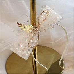 Korean Style Shiny Butterfly Headband Bridal Headgear Po Studio Styling Hair Accessories Daily Fashion Clips & Barrettes