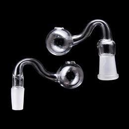 10mm 14mm 18mm Pyrex Glass Oil Burner Pipes Clear Colour Quality Pipe Transparent Great Tubes Nail Tips