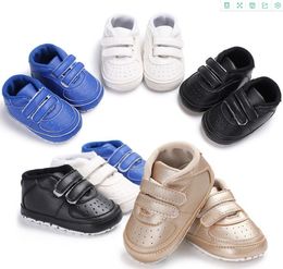 Kids First Walkers PU leather Baby Girls Infant Toddler Classic Sports Anti-slip Soft Sole Shoes Sneakers Prewalker ,0-18M