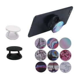 telephone mobile phone Canada - Folding Mobile Phone Holder Grip Stand Universal Round Support Telephone For Bracket Cell Mounts & Holders