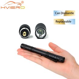 Hot Selling LED Portable Mini Flashlight AA Dry Battery Torch Light Medical Pen Outdoor Lighting