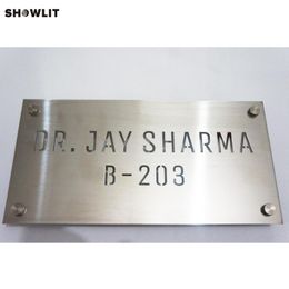 2mm Thickness Custom Made Office Address Plaque Other Door Hardware