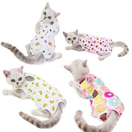 Cat Supplies Sterilisation clothes, cats postpartum apparel, spring and summer surgery Clothing, anti-licking weaning