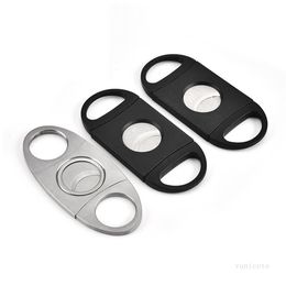 Brand New Stainless Steel Classic Double edged Cigar Cutter Metal Cigars Scissors Mini Smoking Accessoriese T9I001319