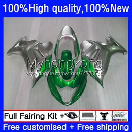 OEM Body For SUZUKI KATANA GSX 650F GSXF 650 GSXF650 08-14 29No.134 GSXF-650 Green silver 2008 2009 2010 2011 2012 2013 2014 GSX650F GSX-650F 08 09 10 11 12 13 14 Fairing Kit