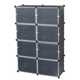 -Cajas de almacenamiento de estantes de torre Zapatos Rack Organizer, 14 grillas, 7 niveles portátiles 28 pares, stand expandable, para tacones, botas, zapatillas, negro