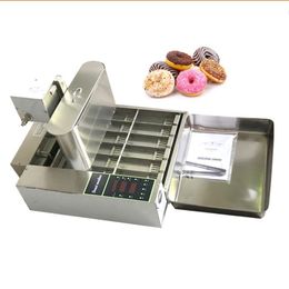 Commercial Stainless Steel Electric Automatic Food Processing Equipment Donut Maker Fryer Six / Four Rows of Mini Doughnuts Making Machine Snack Machines Fried