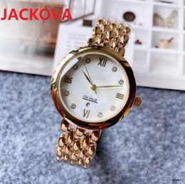 Women Analog Quartz leisure Luxury Small Wristwatch 33mm Stainless Steel lady Dress party elegant clock