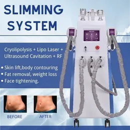 Professional Cryolipolysis Fat Freeze Slimming Body Sculpting Machine 2 Cryo Handles Cavitation Lipolaser Rf Salon Equipment #01