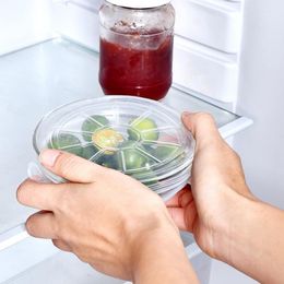 Kitchen Storage & Organisation Household Fresh-keeping Lids Silicone Stretchable Fruit Cover Reusable Food Wrap Bowl Pot 6pcs/set