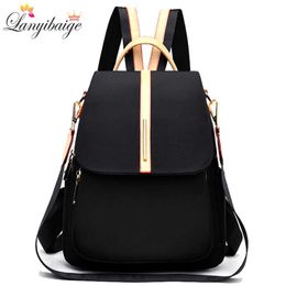 Fashion Women Backpacks Casual School Bags for Teenager Girls High Quality Waterproof Backpack Bags for Women 2021 Shoulder Bags Y0804