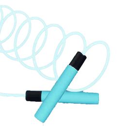 Jump Ropes Luminous Skipping Rope Electronic Transparent Fibre Optic Fitness Men And Women Sports