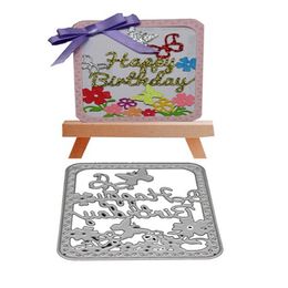 Happy Birthday Metal Cutting Die for Card Gift