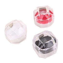 2021 Acrylic Crystal Clear Ring Box Transparent 3Color Box Stud Earring Jewellery Case Gift Boxes Jewellery Packaging