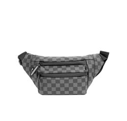 Retro Unisex Waist Bags Lattice PU Leather Women Fanny Pack Travel Belt Purse Shoulder Bags Fashion Men Wallets