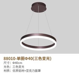 Pendant Lamps Nordic Living Room Chandelier Modern Simple Round Circular Personality Versatile Postmodern Dining Front Desk Bar Chand