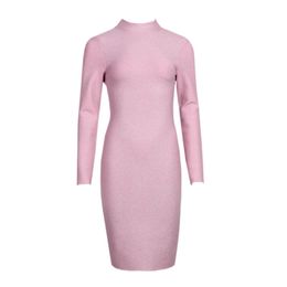 Bandage Dress ELegant Long Sleeve Sexy Backless Party Club CElebrity Bodycon Dresses Autumn Winter Clothes 210515