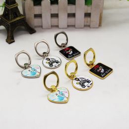 Metal Finger Ring Mobile Phone Smartphone Stand Sublimation Blank for Printing Zinc alloy Holder