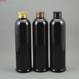 40pc/lot 250ml Black Plastic Makeup Water Bottle, Lightproof Empty Toner Container, Refillable Lotion Bottle,Shampoo Bottle#002good qty