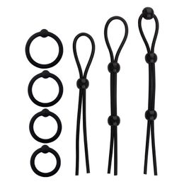 yutong Reusable Cock Rings Delay Ejaculation Penis Time Lasting Erection Sleeve Adult Erotic nature Toys for Men
