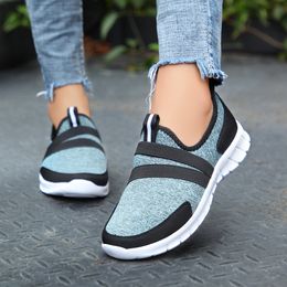 Women Men Trainers Running Shoes Grey Black Blue Red White Sunmmer Thick-soled Flat Runners Sneakers Code: 12-7696