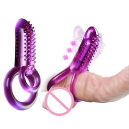 Sex Shop Penis Toys Clitoris Vibrators For Women Clitoral Stimulator Double Ring Cock Male Dildo Strapon Bullet Vibrator Massagefactory dire