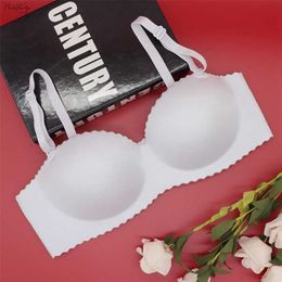 Parifairy 80B 85B 90B 95B Demi Bra for Young Girls Seamless Wedding Bra Party Bra Sexy Push Up Underwear Padded Brassieres Bh 211110