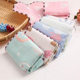 Towel Breathable Cotton Baby Face Wipes Kids Facecloth Bath Hand Towels Washcloth 5 Pcs/lotTJ1754