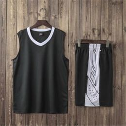 New basketball suit Men Customised Basketball Jersey Sports Training Jersey Male comfortable Summer Training Jersey 077