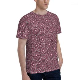 Men's T-Shirts Promo Baseball Pink Aboriginal Art T-shirt Unique T Shirt Print Humour Graphic R333 Tees Tops European Size