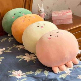 30/40cm Squishy Octopus Doll Colorful Cartoon Soft Aquatic Animal Down Cotton Stuffed Plushie Boys Girls Gift Y211119