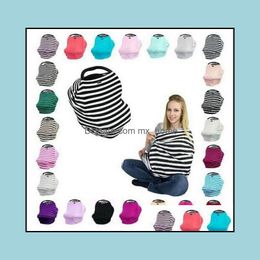 Mti-Use Stretchy Infinity Scarf Baby Car Seat Er Canopy Nursing Breastfeeding Shop Cart High Chair Drop Delivery 2021 Other Feeding Baby Ki