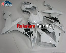 White Black Fairing Hull For Yamaha YZF-R1 2004 2005 2006 Covers YZF R1 YZF 1000 R1 2004-2006 Motorcycle Parts (Injection Molding)