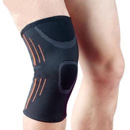 Elbow & Knee Pads Sports For Running Basketball Climbing Riding Outdoor Protective Gear Keep Warm Silicone Non-slip Knitted