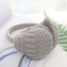 Cute Knitting Earmuff Winter Cold Proof Plush Ear Covering Removable Washable Cycling Outdoors Male Lady Earflap 5 19ch G2