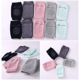 2021 Pair Kids Dot Cute Crawling Elbow Kneepad Cushion Toddlers Baby Girls Boys Knee Pads Protector Safety Mesh Infant Leg Warmer Socks