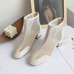 Descuento Mujer Botas Altas Rojas Tacón Grueso 2022 en venta en DHgate.com