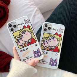 Cute Mobile Phone Case 11Pro/xsmax Mobile Phone Case For Huawei P40Pro Silicone Huawei Mate30pro Protective Cover