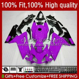 OEM Body Injection For Aprilia RSV RS 125 R RR 125RR RS4 RS125 12 13 14 15 16 38No.1011 RSV125 RSV-125 Purple blk RS-125 2012 2013 2014 2015 2016 RSV125RR 12-16 Fairing Kit