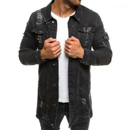 Buy Distressed Denim Jacket Men Online 